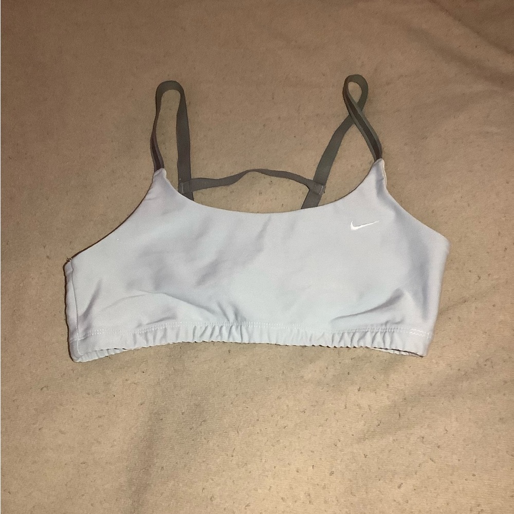 Nike Dri-FIT Light Gray Sports Bra